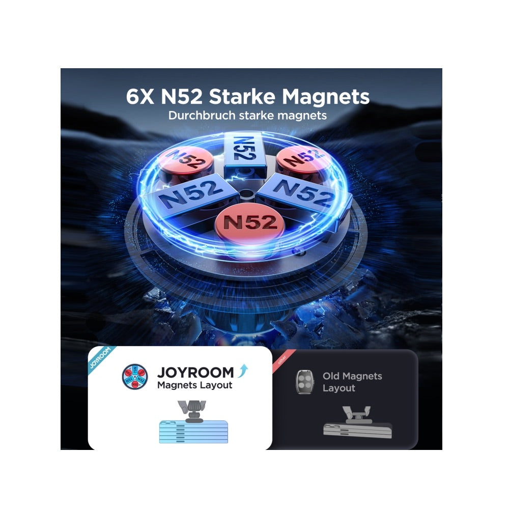 Accesorio joyroom holder jr-zs356 magnetic car phone mount (windshield) color negro Shop name