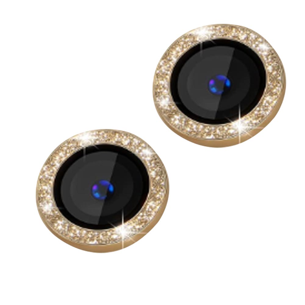 Accesorio el rey vidrio templado camara iphone 11 con brillantes color dorado Shop name