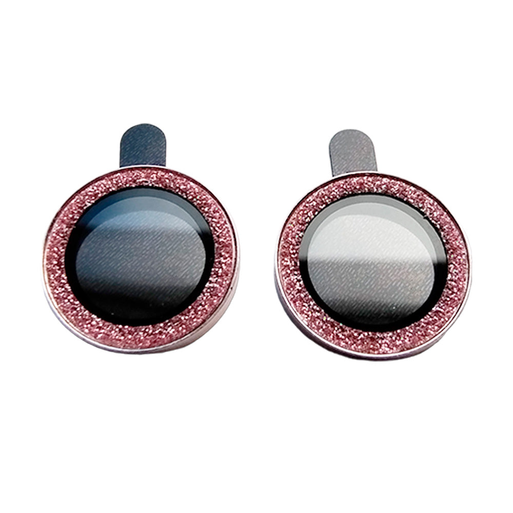 Accesorio el rey vidrio templado camara iphone 15 plus brillos color rosado Shop name