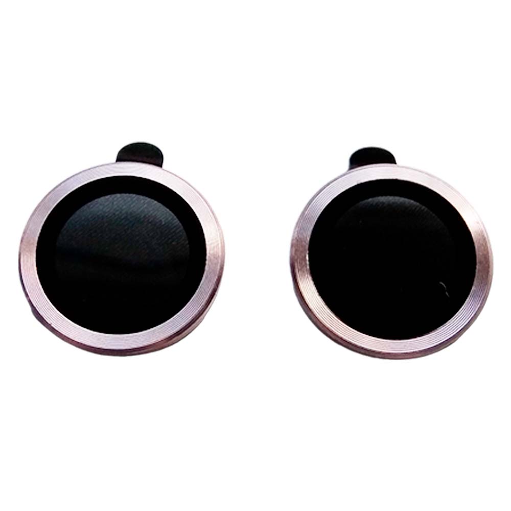 Accesorio el rey vidrio templado camara iphone 15 metal color rosado Shop name