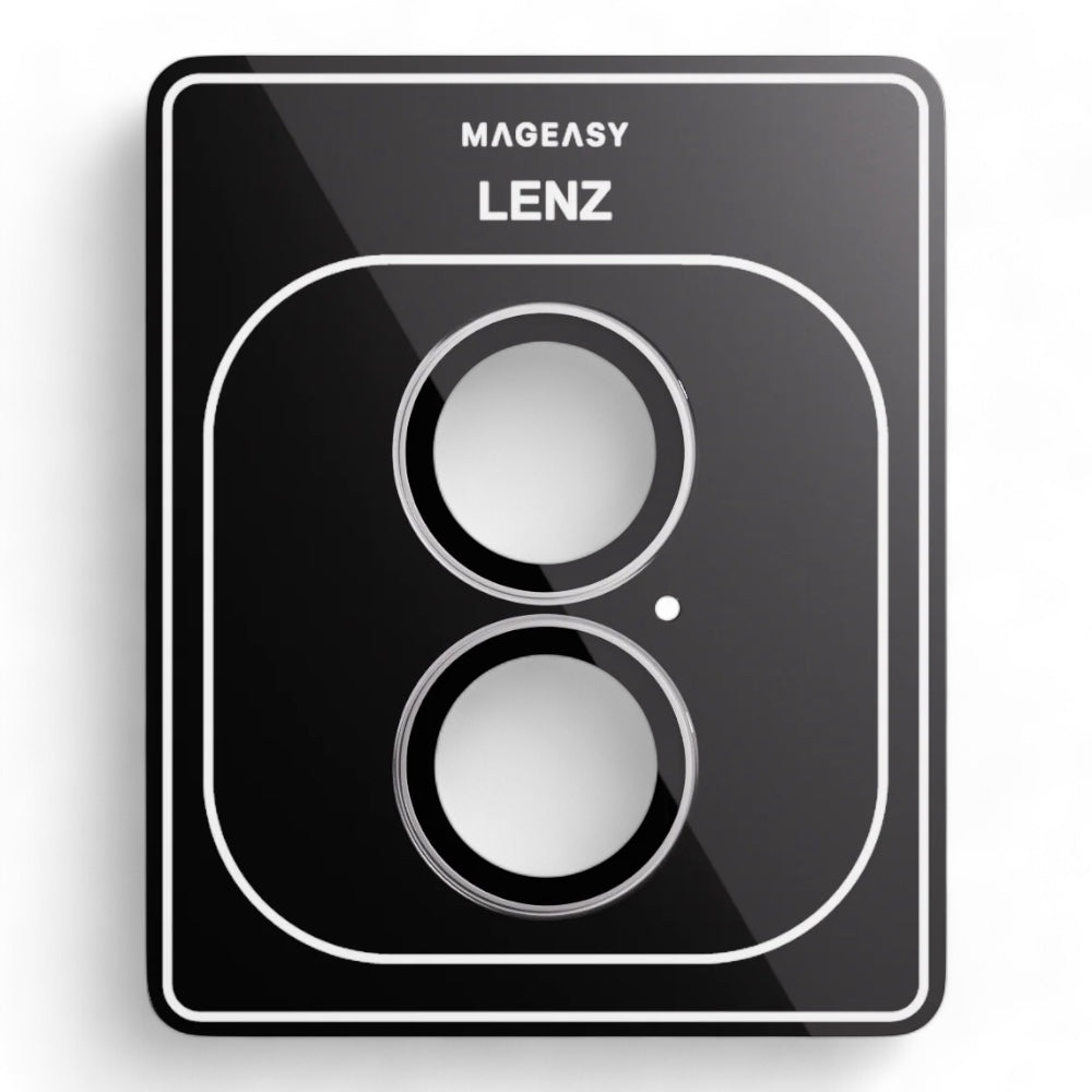 Accesorio mageasy vidrio templado camara iphone 16 lenz sapphire lens protector 2 lenses / 2 lenses large color blanco Shop name