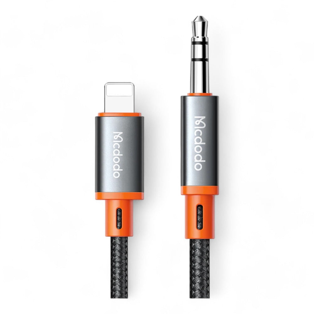 Adaptador mcdodo auxiliar ca-0780 lightning to 3.5mm aux jack cable castle series 1.2m color negro Shop name