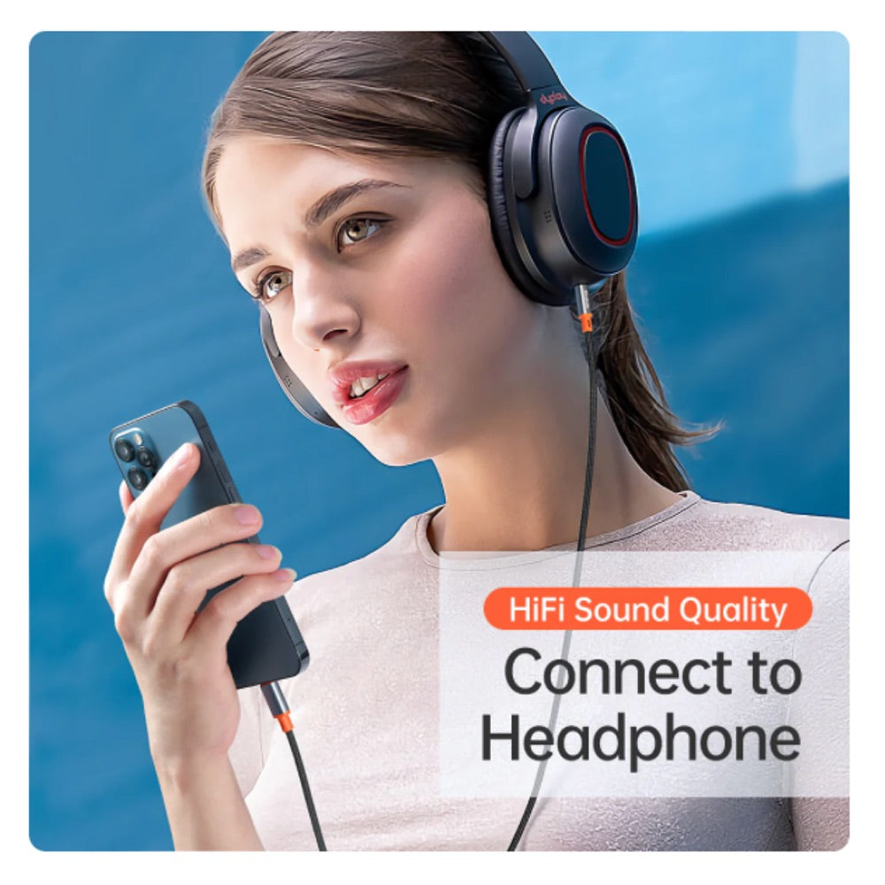 Adaptador mcdodo auxiliar ca-0780 lightning to 3.5mm aux jack cable castle series 1.2m color negro Shop name