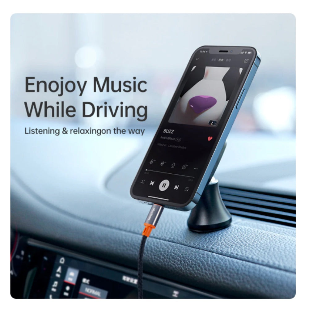 Adaptador mcdodo auxiliar ca-0780 lightning to 3.5mm aux jack cable castle series 1.2m color negro Shop name