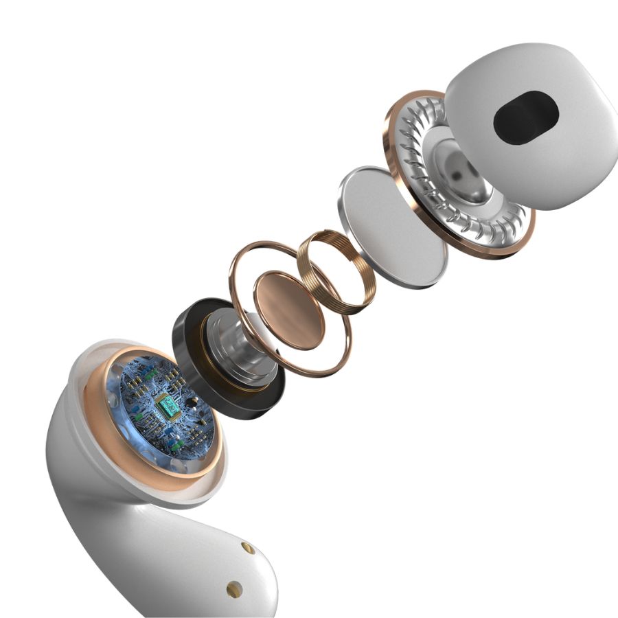 Audifonos devia inalambrico smart series tws-m8 em059 color blanco Shop name