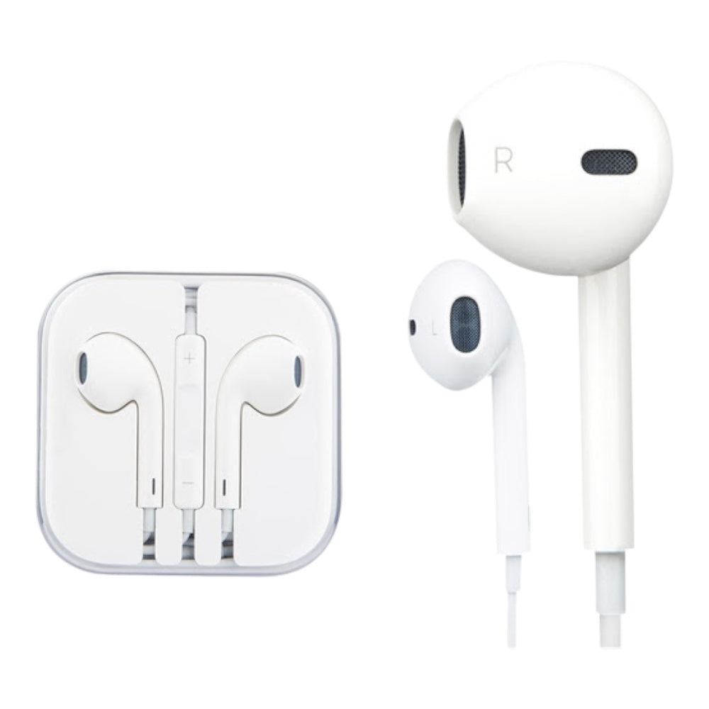 Audifonos apple plug con connector plug 3.5 mm color blanco Shop name