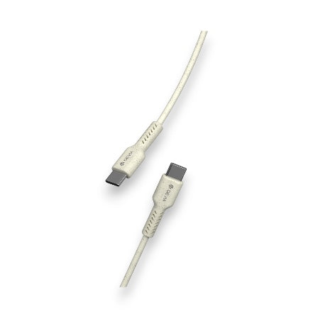 Cable devia tipoc organico opcion 4 cable type-c to type-c color beige Shop name
