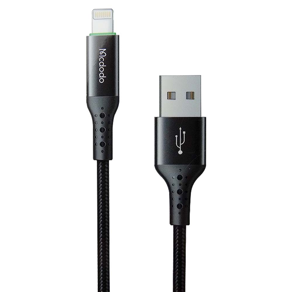 Cable mcdodo usb ca-7411 1.8 metros con la funcion de auto disconnect usb a lightning color negro Shop name