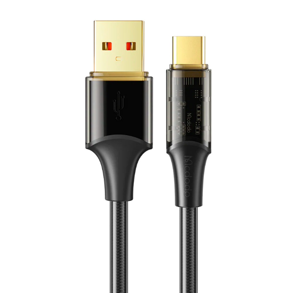 Cable mcdodo usb ca-2082 - 1.8 metros con la funcion de auto disconnect con pantalla para indicador usb a lightning color negro Shop name