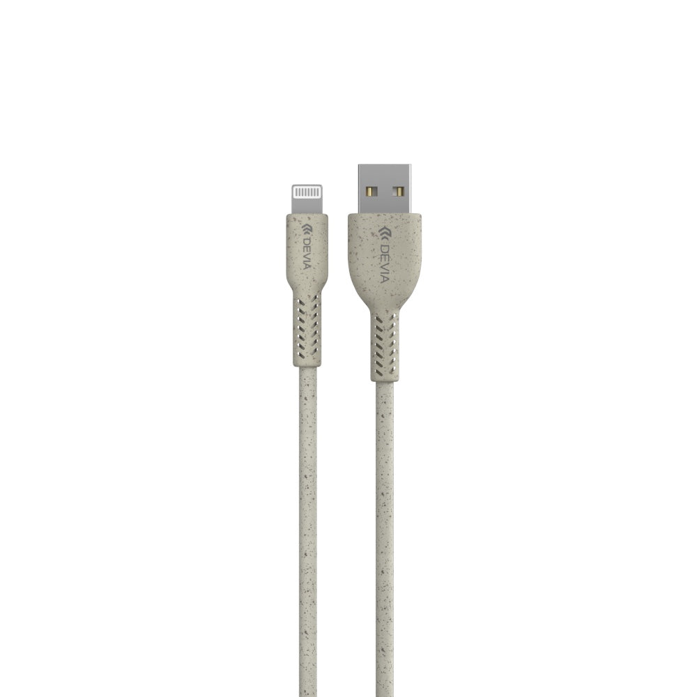 Cable devia usb organico opcion 2 cable usb to lightning color beige Shop name
