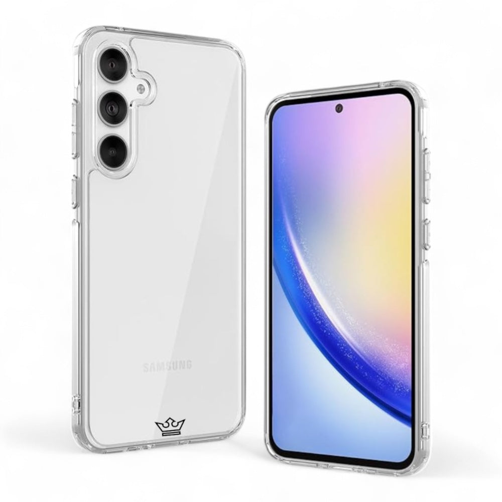 Estuche Transparente Samsung Galaxy A55 Botones Grises Shop name