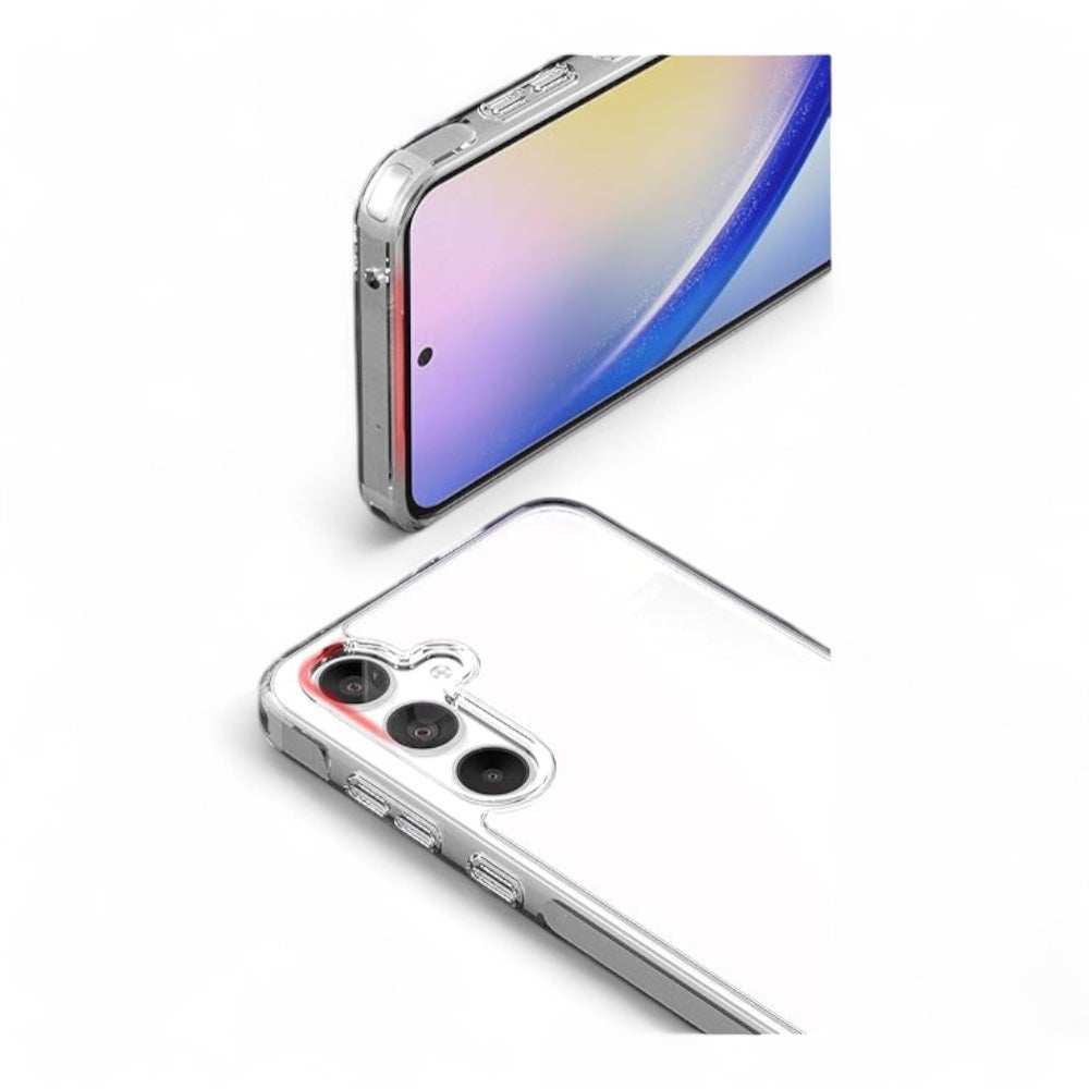 Estuche Transparente Samsung Galaxy A55 Botones Grises Shop name