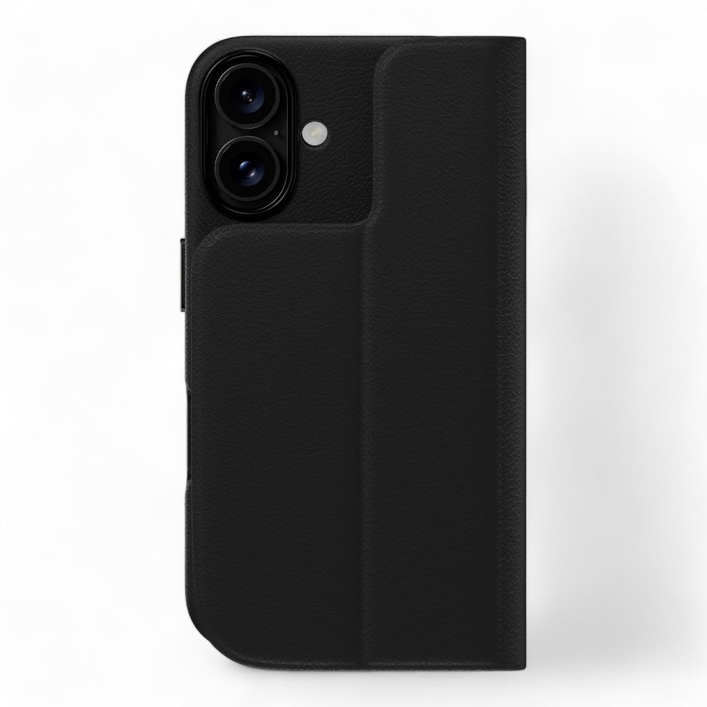Estuche switcheasy folio iphone 16 plus card folio m leather flip phone case with stand color negro Shop name