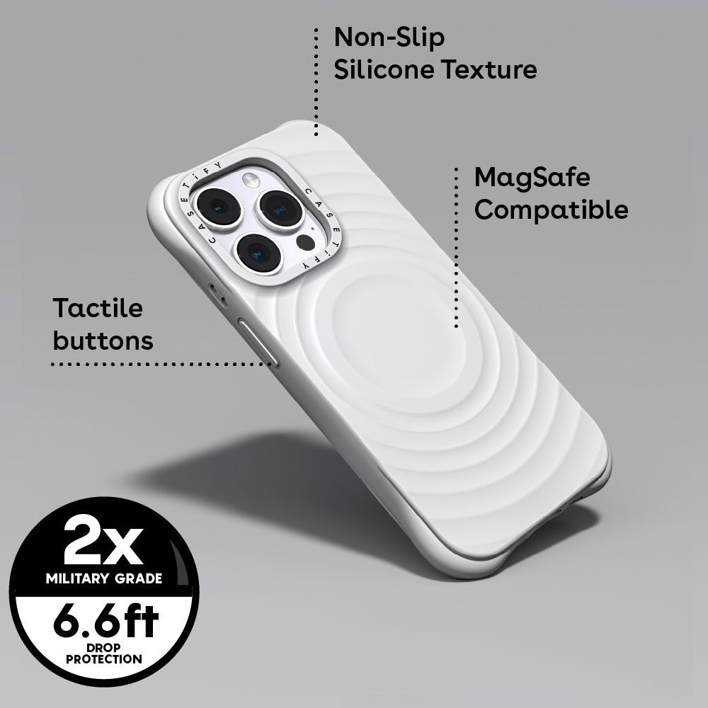 Estuche casetify magsafe iphone 16 pro max ripple case color negro Shop name