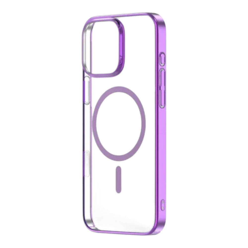 Estuche devia magsafe iphone 16 glimmer magnetic series case(pc) color fucsia Shop name