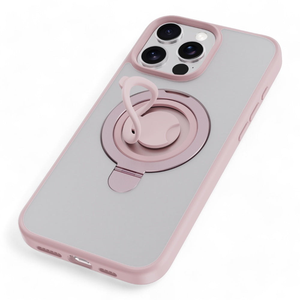 Estuche devia magsafe iphone 16 plus delight series magnetic case with bracket color fucsia Shop name