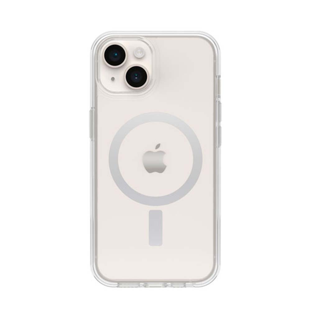 Estuche otterbox symmetry con magsafe color transparente modelo iphone 15