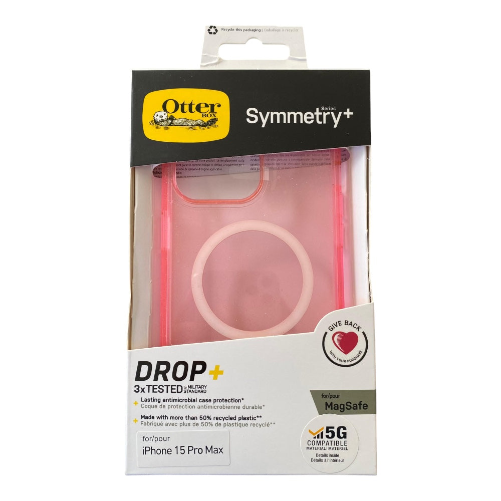 Estuche OtterBox Symmetry IPhone 15 Pro Max MagSafe Color Rosado Shop name