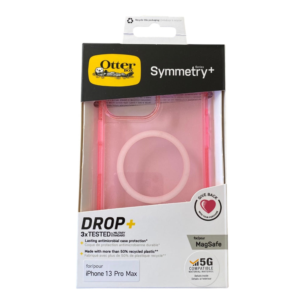 Estuche otterbox symmetry iphone 13 pro max magsafe color rosado Shop name