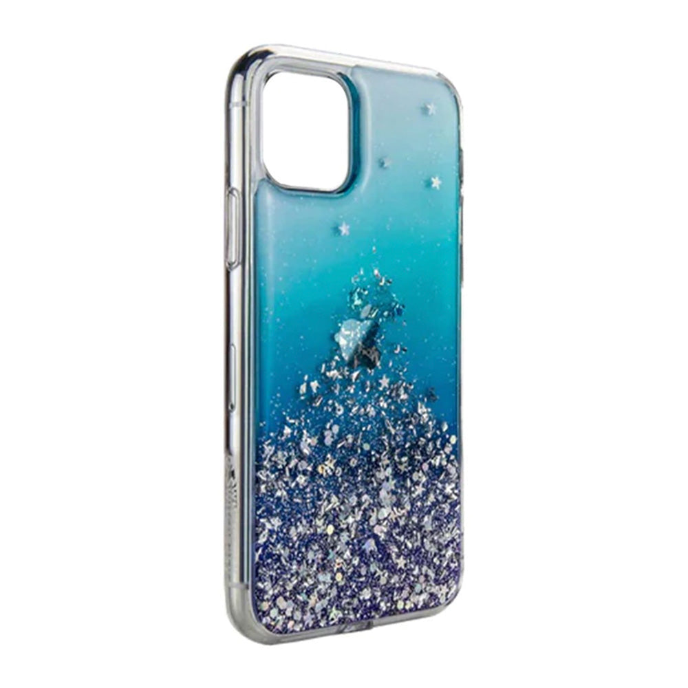 Estuche clasico switcheasy starfield apple iphone 11 pro max (sky blue) color azul