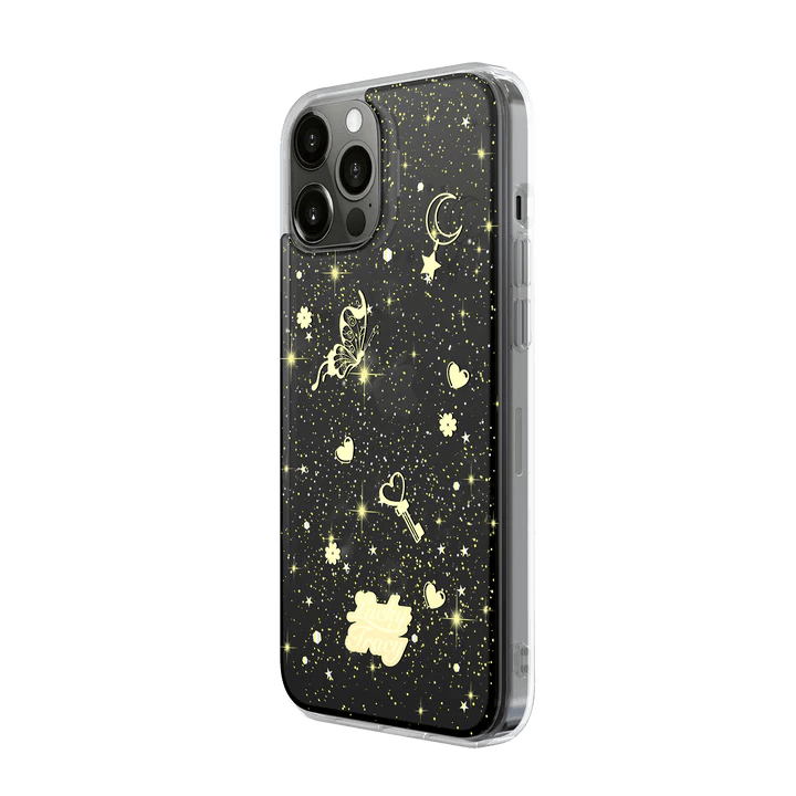 Estuche transparente switcheasy lucky apple iphone 12 pro max color negro / transparente