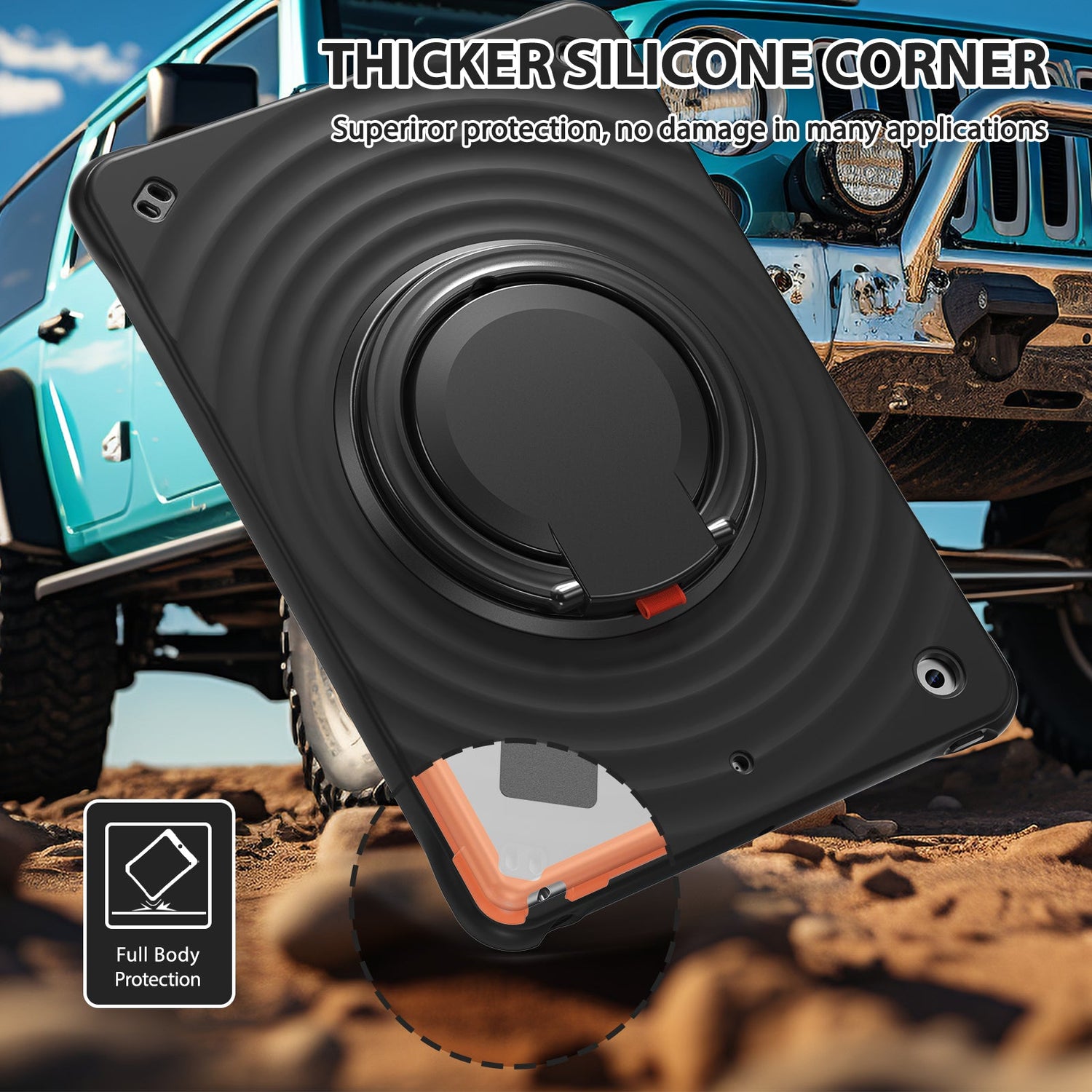 Estuche chief engineer b series modelo ipad 10.2 color negro con strap Shop name