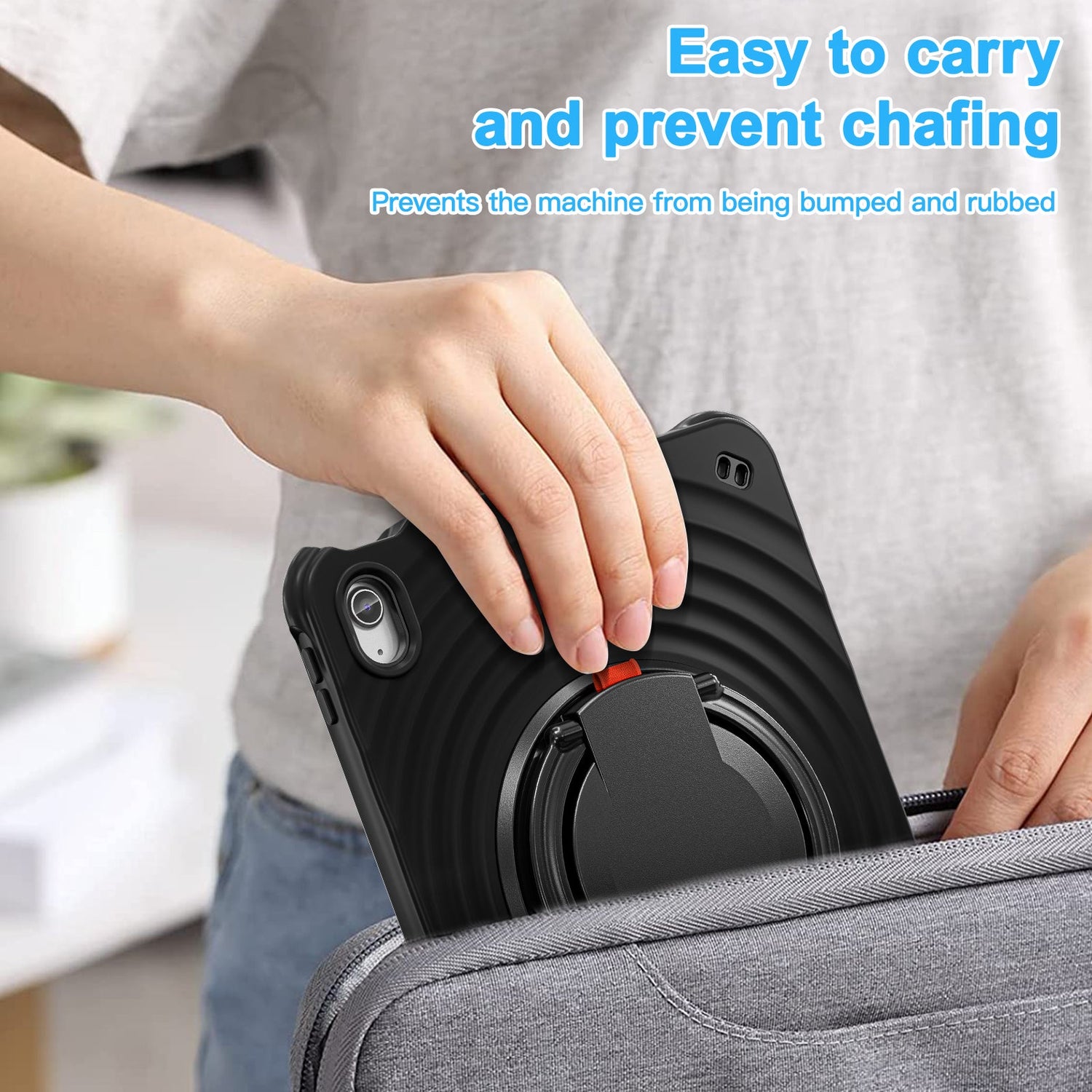 Estuche chief engineer b series modelo ipad 10 th color negro con strap Shop name