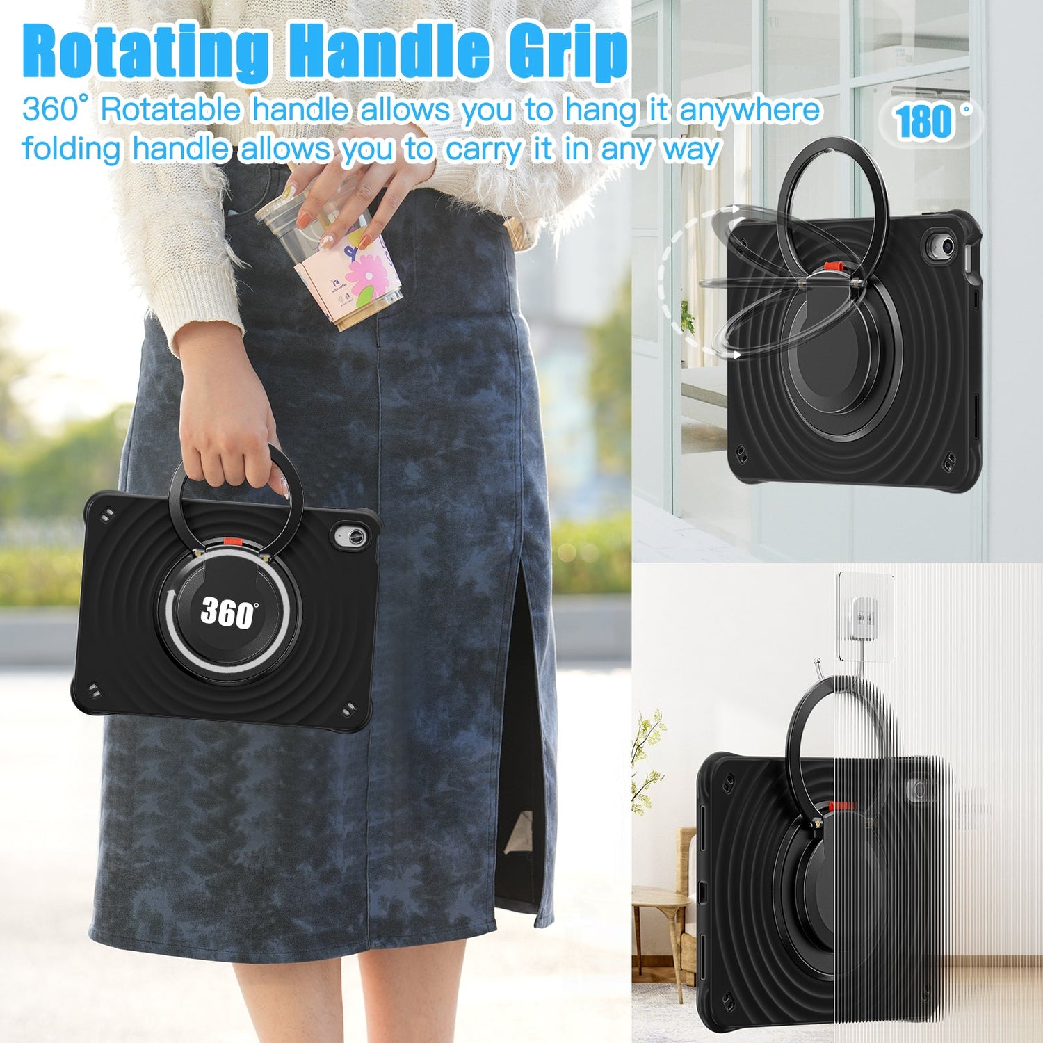 Estuche chief engineer b series modelo ipad 10 th color negro con strap Shop name