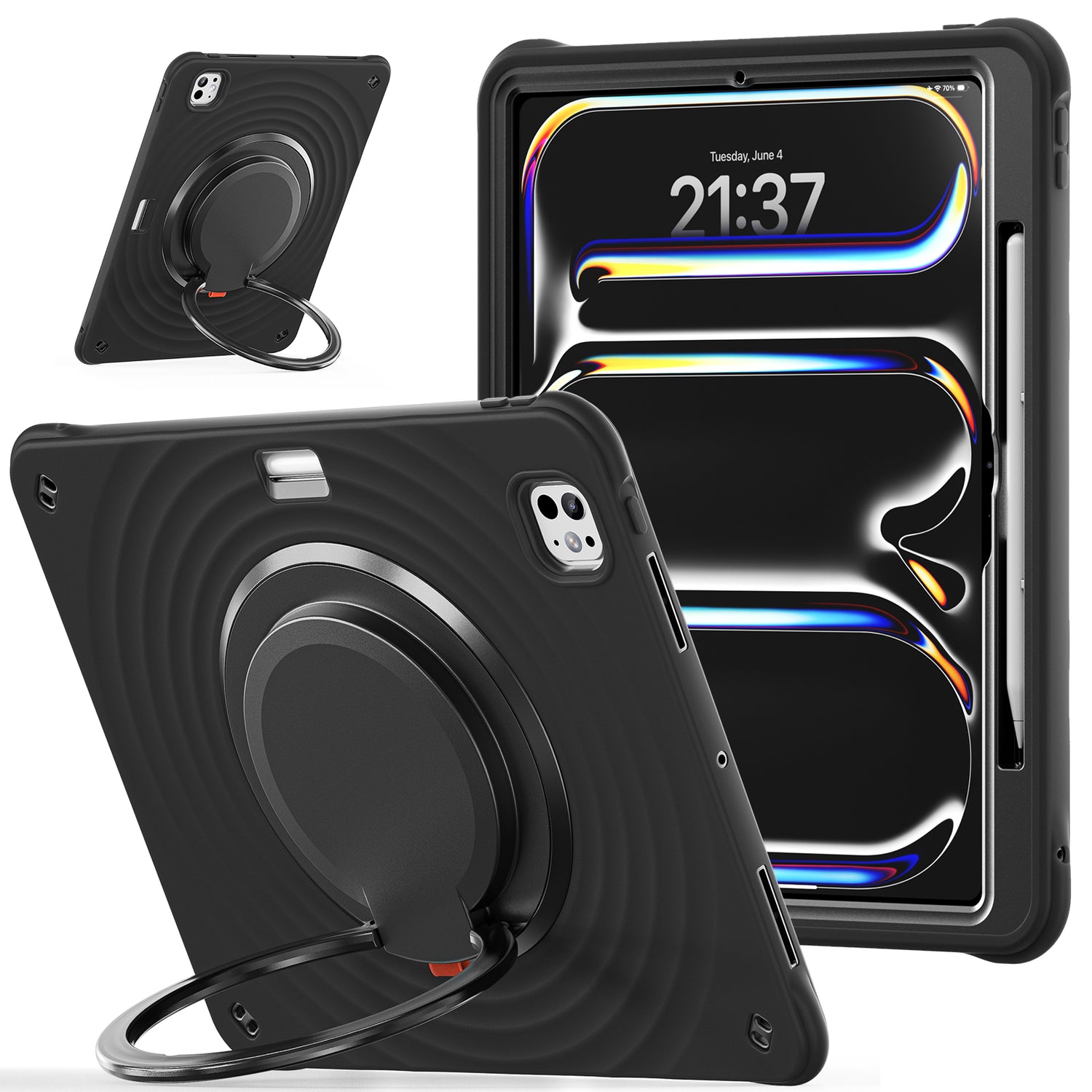 Estuche chief engineer b series modelo ipad pro 13 2024 color negro con strap Shop name