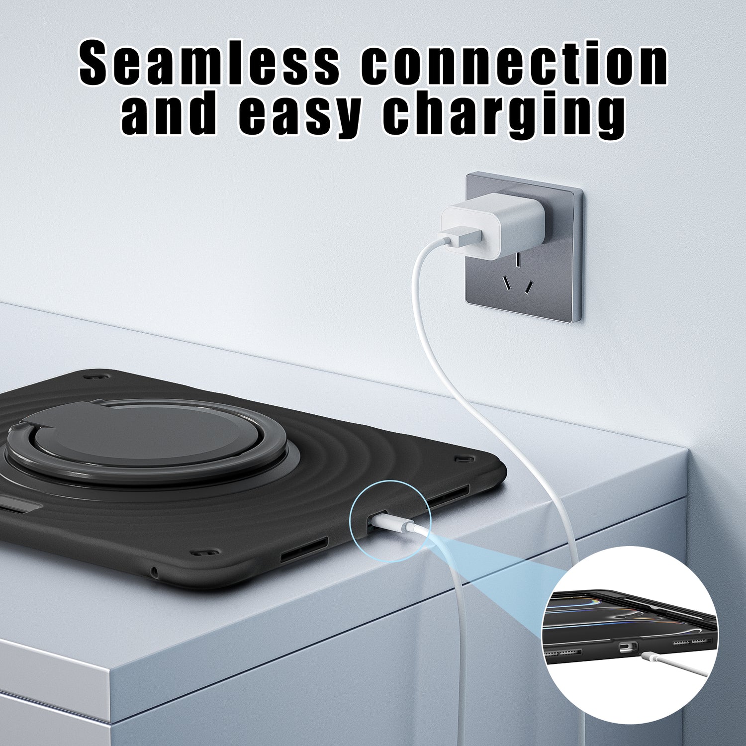 Estuche chief engineer b series modelo ipad pro 13 2024 color negro con strap Shop name