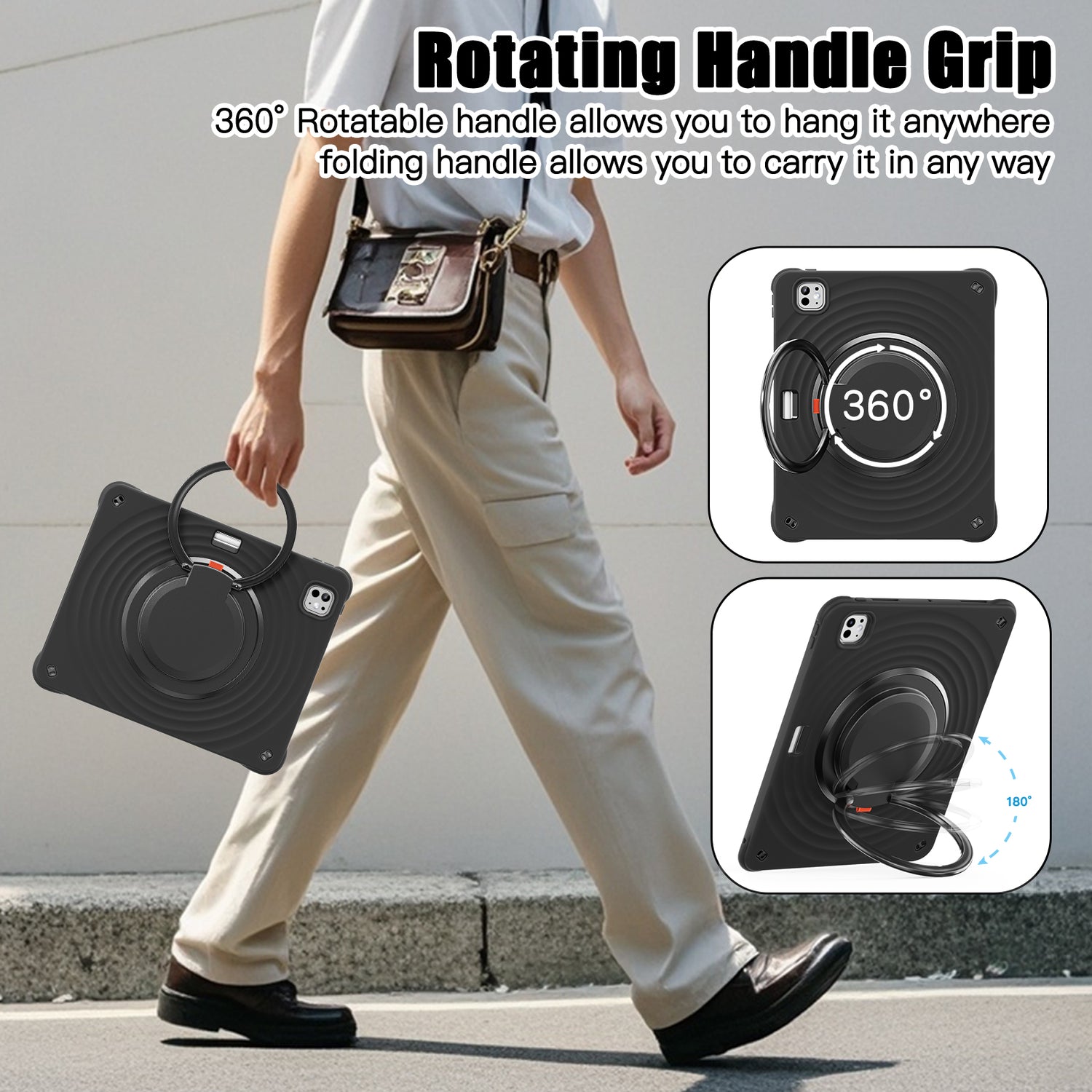 Estuche chief engineer b series modelo ipad pro 13 2024 color negro con strap Shop name