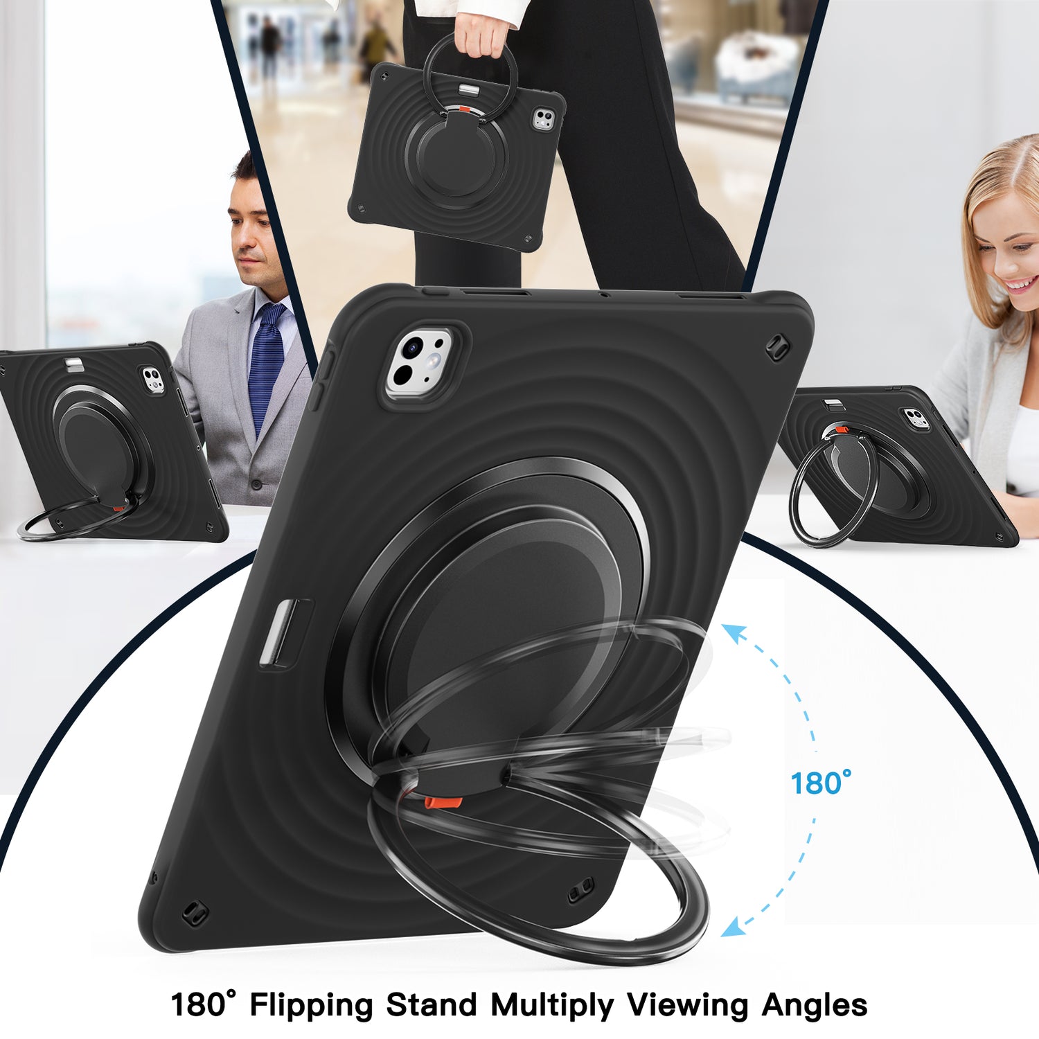 Estuche chief engineer b series modelo ipad pro 13 2024 color negro con strap Shop name