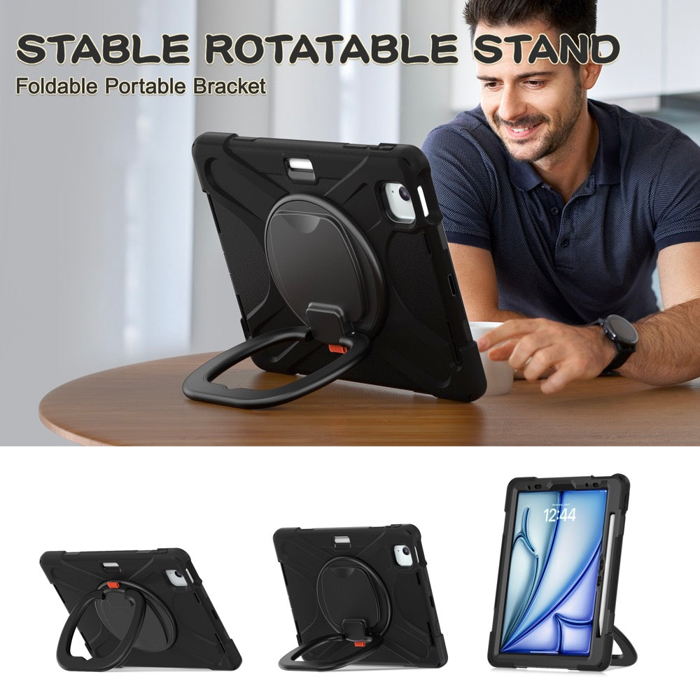 Estuche pirate b series modelo ipad air 11 2024 color negro con strap Shop name