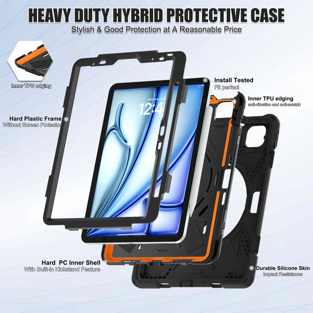 Estuche pirate b series modelo ipad air 11 2024 color negro con strap Shop name