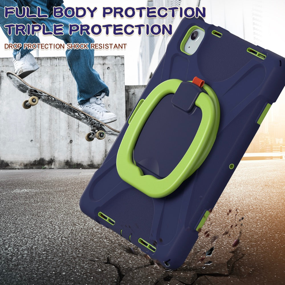 Estuche pirate b series modelo ipad air 11 2024 color azul marino / verde con strap Shop name