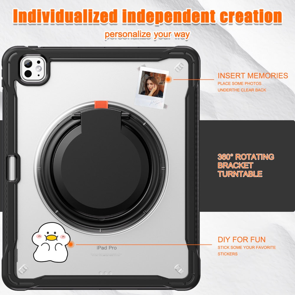 Estuche popeye b series modelo ipad pro 13 2024 color transparente sin strap Shop name