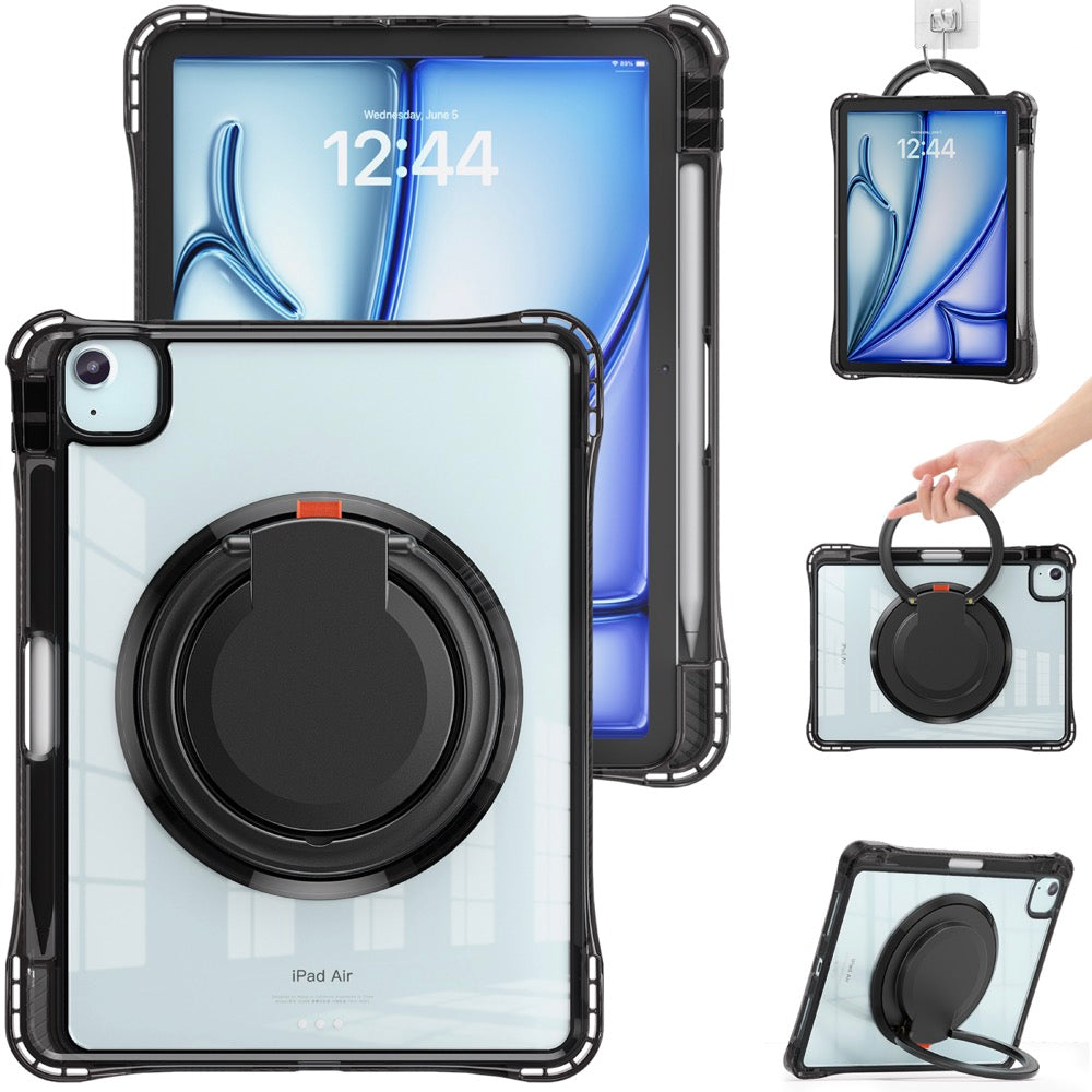 Estuche transparent b series modelo ipad air 11 2024 color negro con strap  Shop name