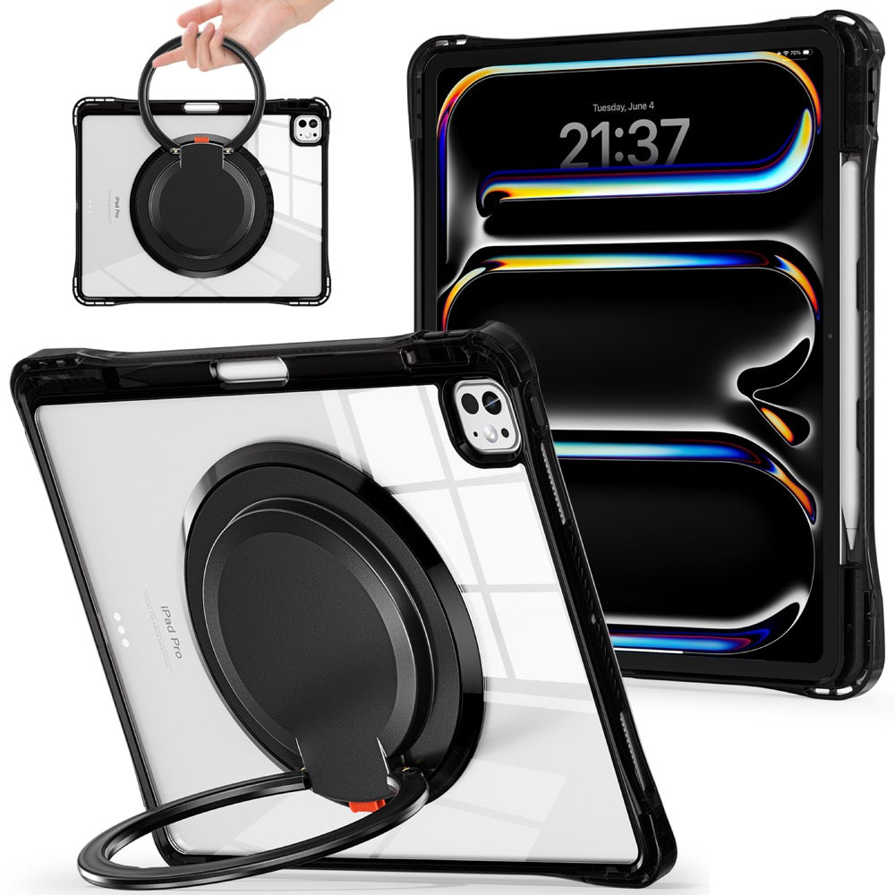 Estuche transparent b series modelo ipad pro 13 2024 color negro con strap  Shop name