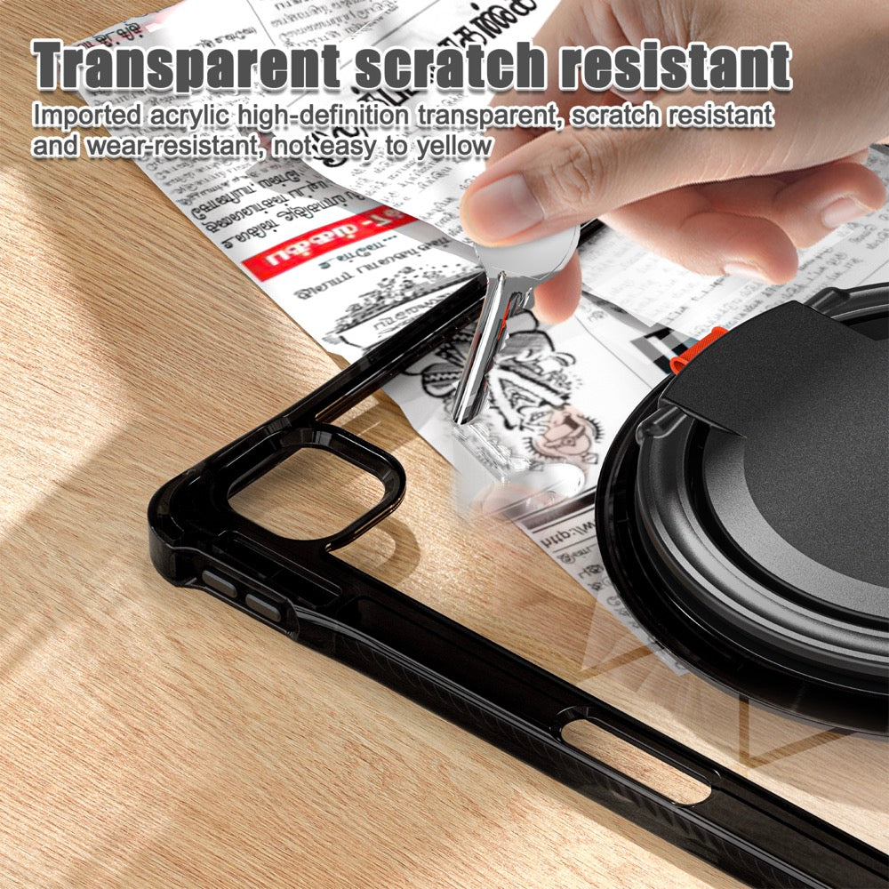 Estuche transparent b series modelo ipad pro 13 2024 color negro con strap  Shop name