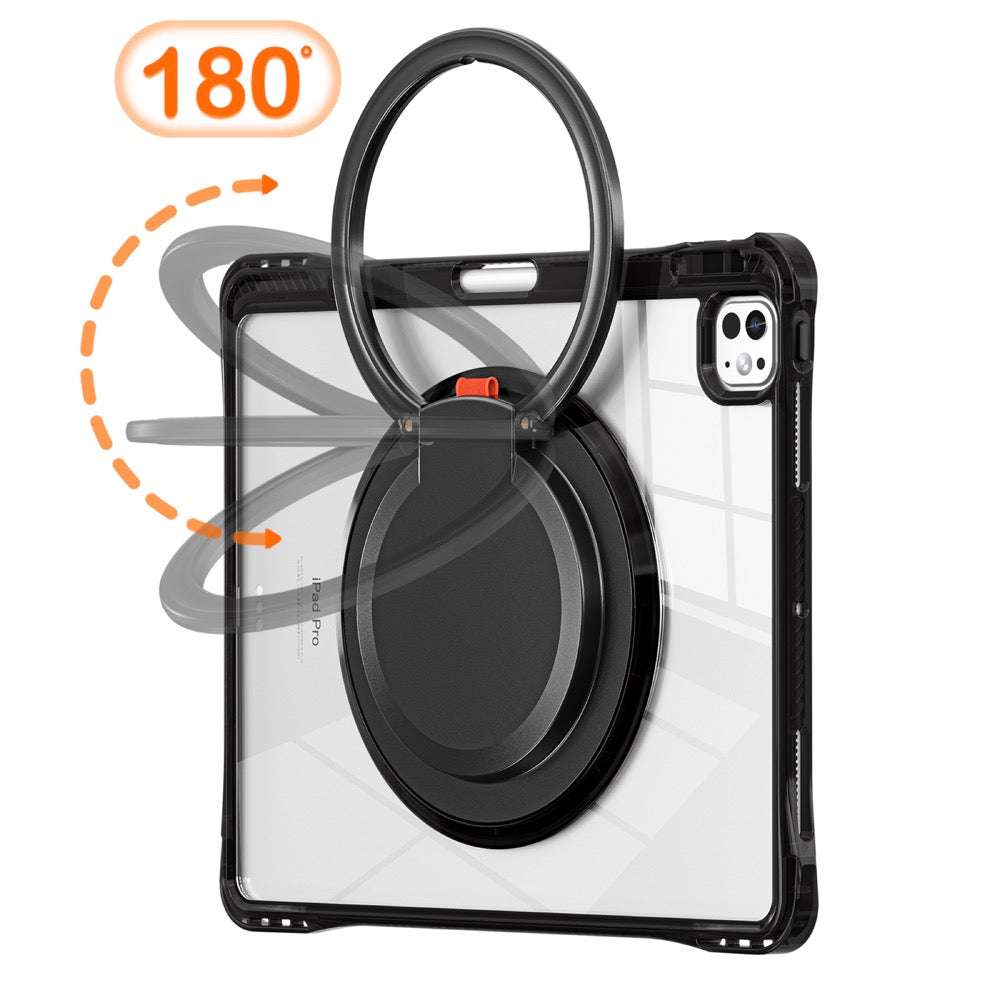 Estuche transparent b series modelo ipad pro 13 2024 color negro con strap  Shop name