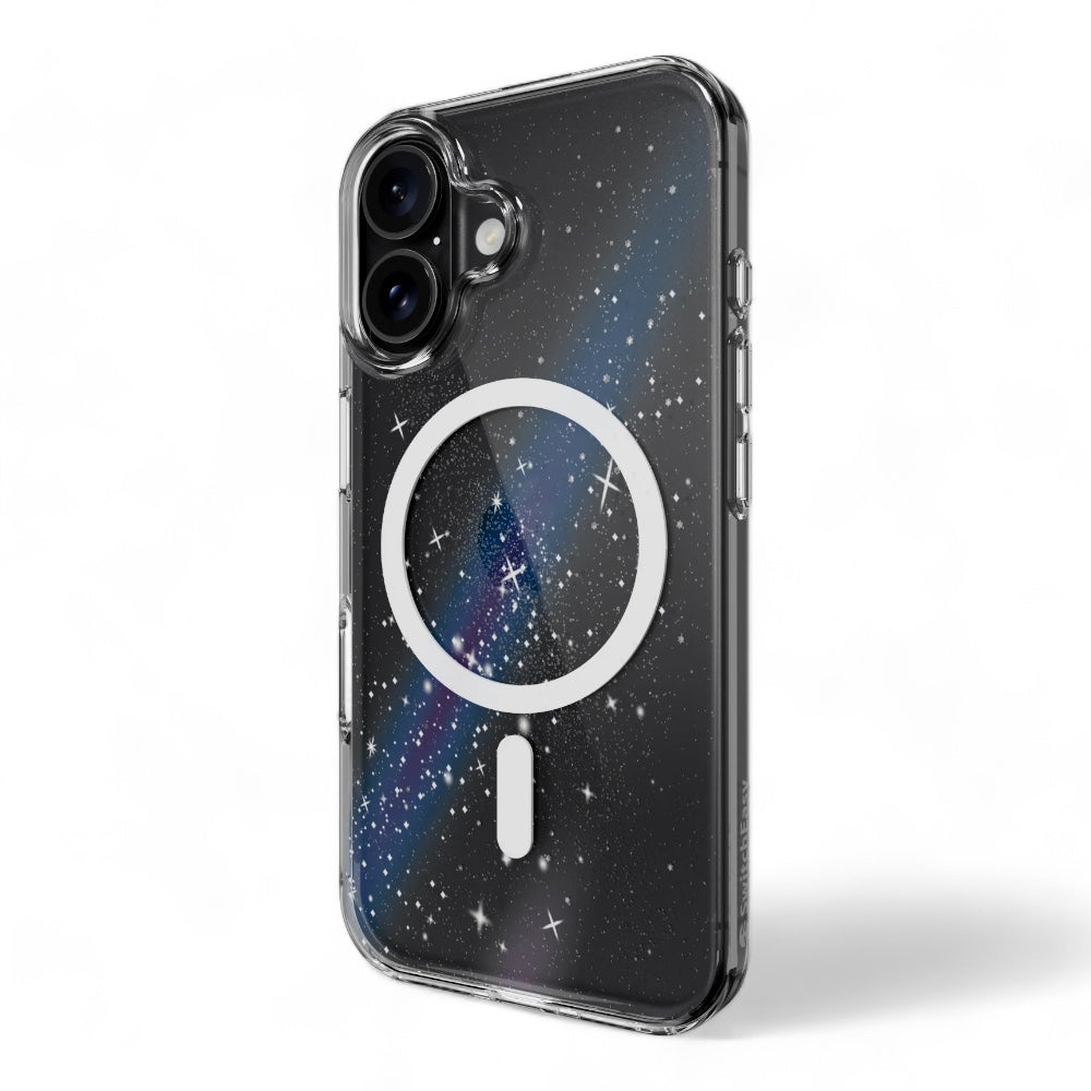 Estuche SwitchEasy Cosmos Para iPhone 16 Cosmos M 3D Patrón Nebula Multicolor Shop name