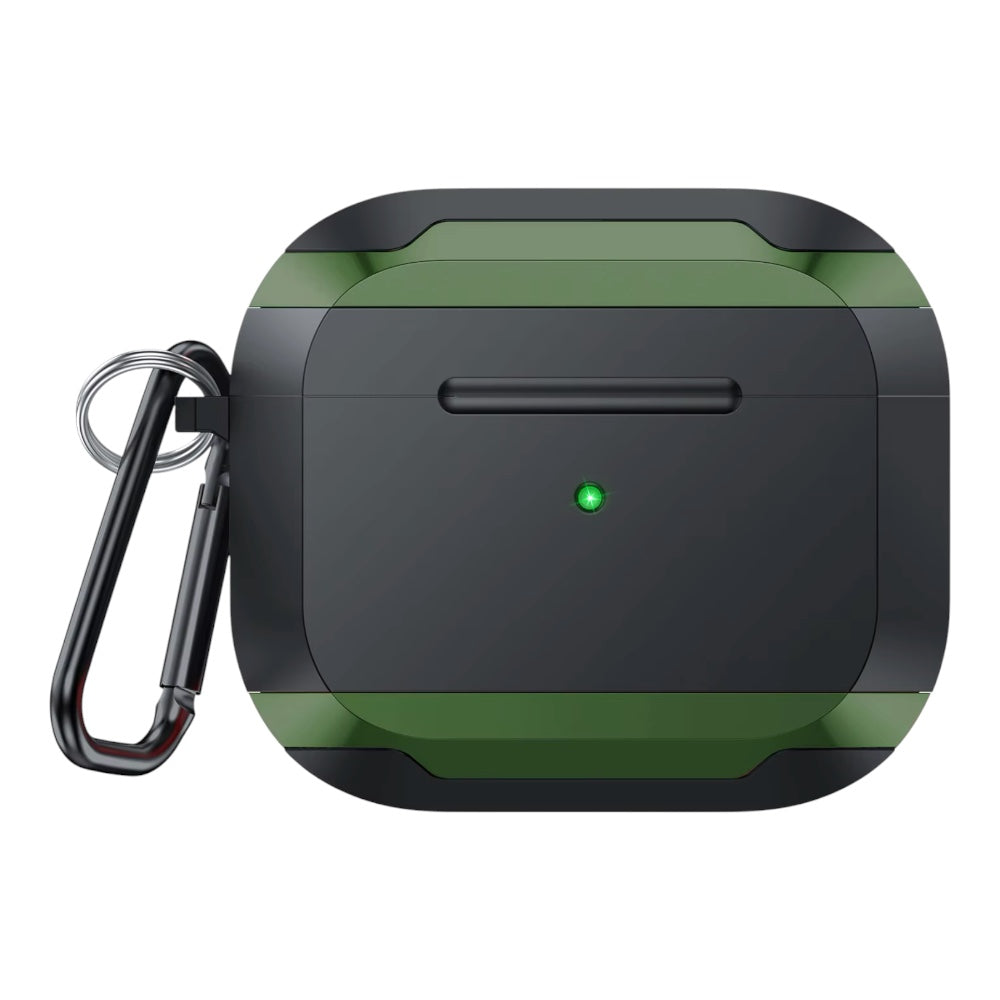 Estuche generico skin airpods 4 defense color verde