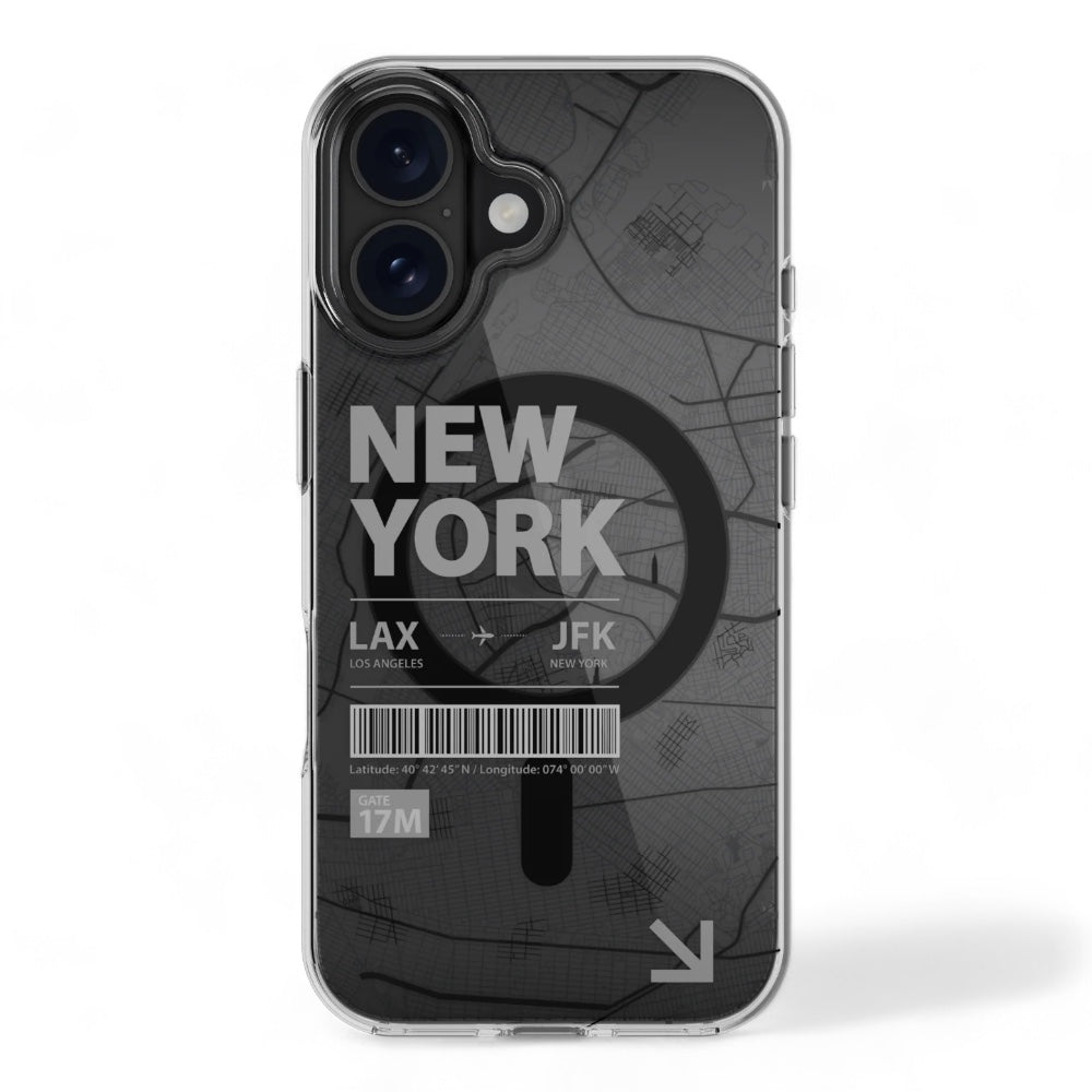 Estuche switcheasy skin iphone 16 plus urban m 3d patterned shockproof case color transparente/negro Shop name
