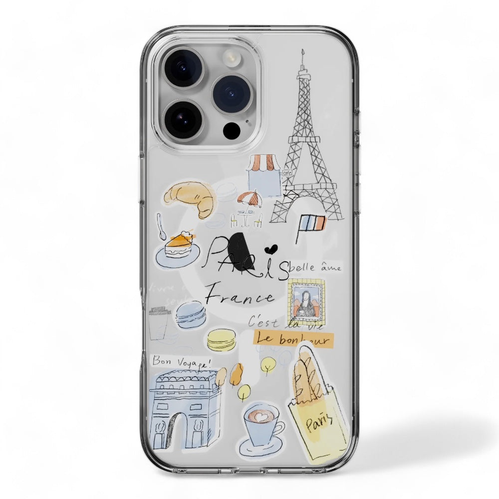 Estuche switcheasy skin iphone 16 pro style m pattern shockproof case paris color multicolor Shop name