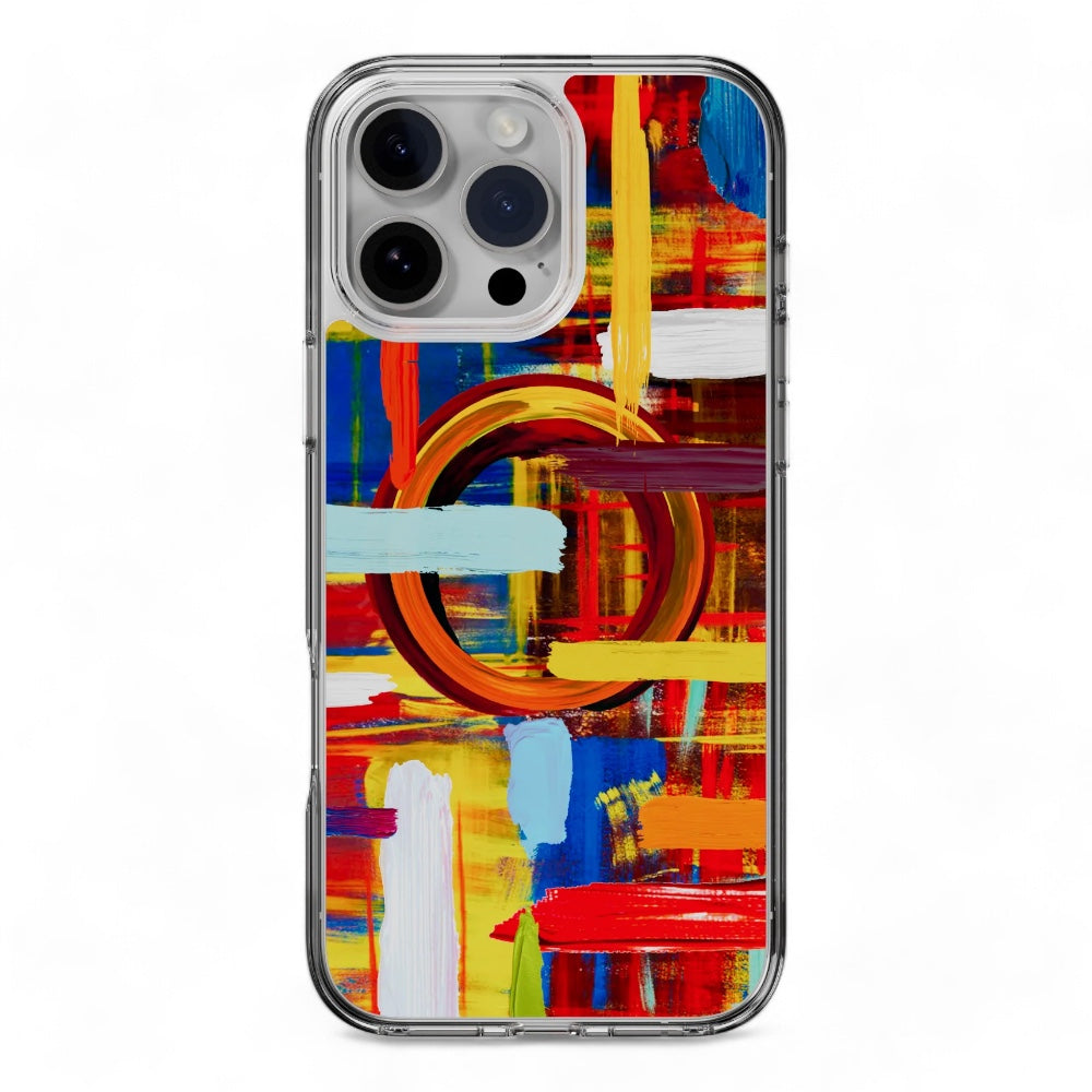 Estuche switcheasy skin iphone 16 pro style m pattern shockproof case painting color multicolor Shop name