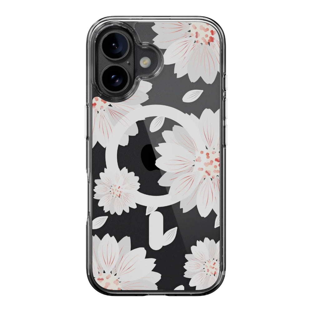 Estuche SwitchEasy Skin iPhone 16 Estilo M Patrón Floral Antichoque 2 Lentes Shop name