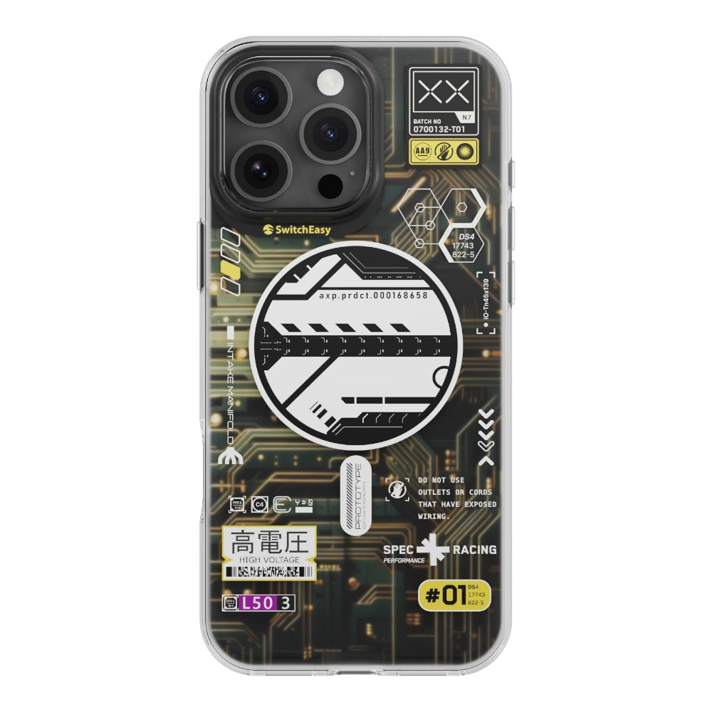 Estuche switcheasy skin iphone 16 pro max artist m 3d patterned shockproof case for 2024 iphone 3 lenses large cyber color multicolor Shop name