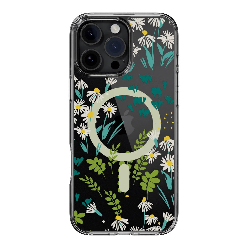 Estuche switcheasy skin iphone 16 pro style m pattern shockproof case for 2024 iphone 3 lenses daisy color multicolor Shop name
