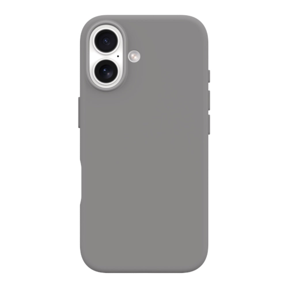Estuche devia skin iphone 16 nature series silicone magnetic case color gris oscuro Shop name