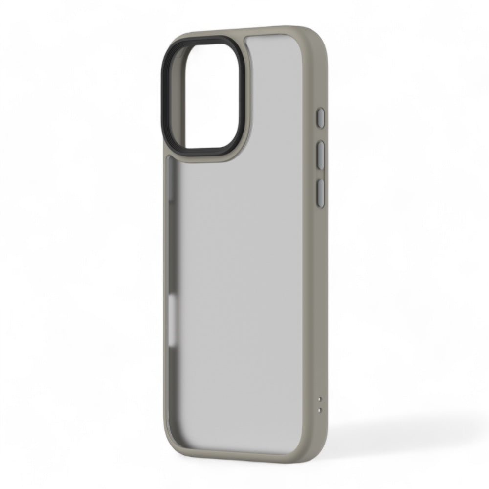 Estuche devia skin iphone 16 pino series shockproof case color gris oscuro Shop name